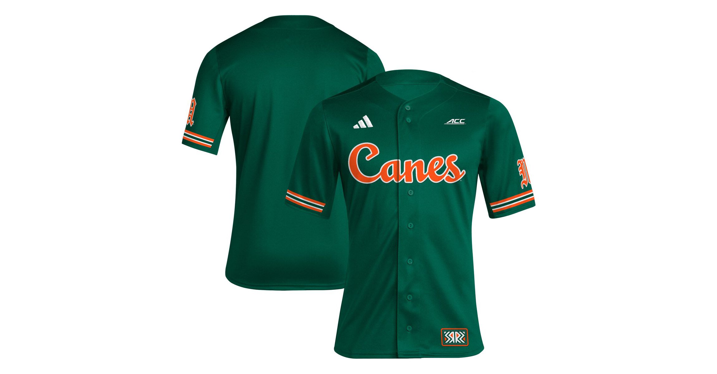Miami (FL) Hurricanes NCAA Miami Hurricanes Reverse Retro Replica Baseball Jersey