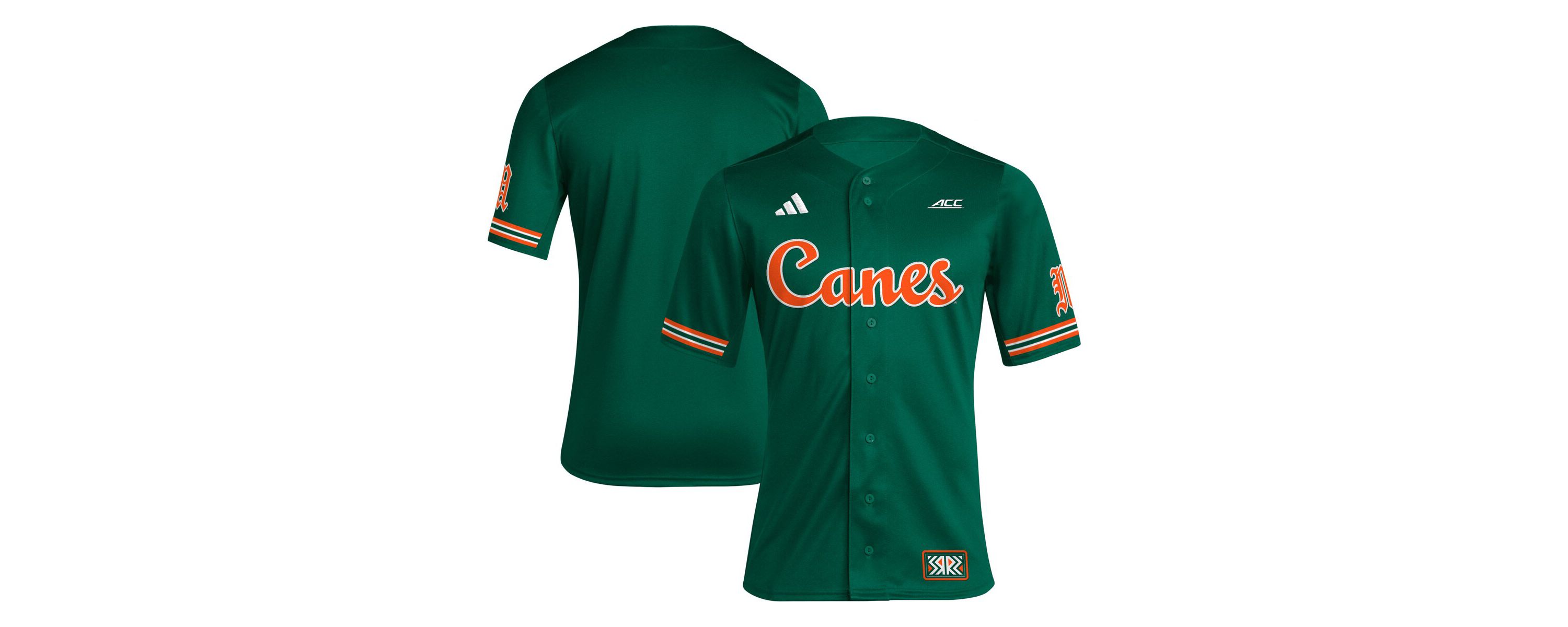 Miami (FL) Hurricanes NCAA Miami Hurricanes Reverse Retro Replica Baseball Jersey