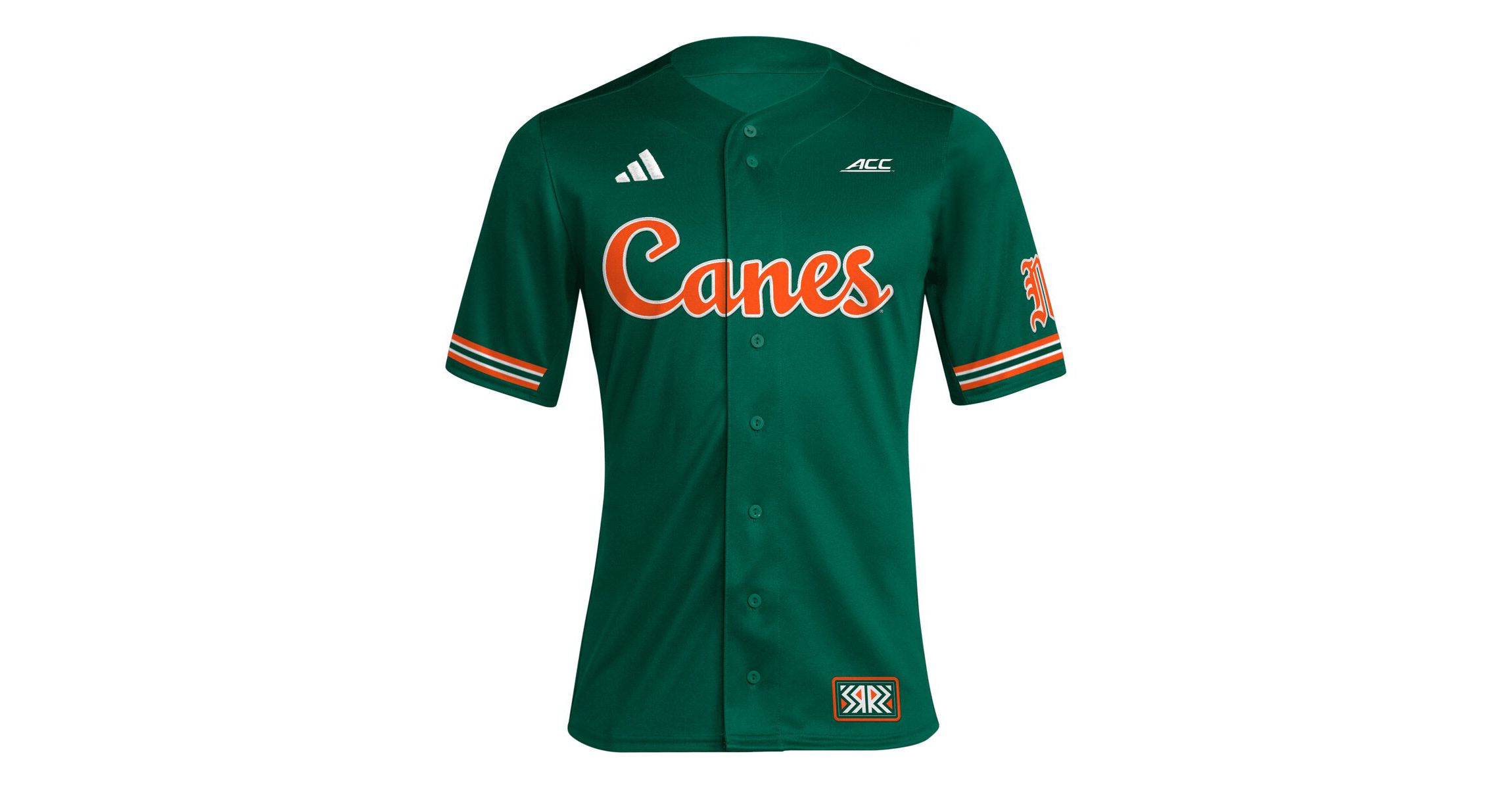 Miami (FL) Hurricanes NCAA Miami Hurricanes Reverse Retro Replica Baseball Jersey