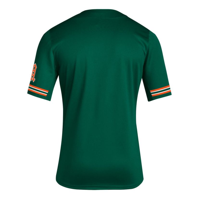 Miami (FL) Hurricanes NCAA Miami Hurricanes Reverse Retro Replica Baseball Jersey