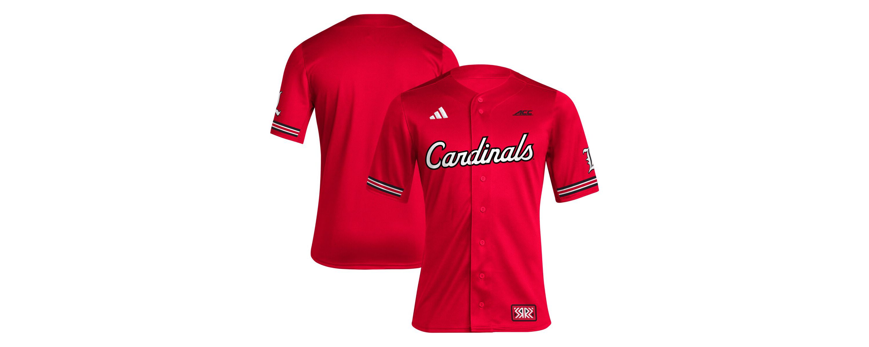 NCAA Louisville Cardinals Reverse Retro Replica Baseball Jersey