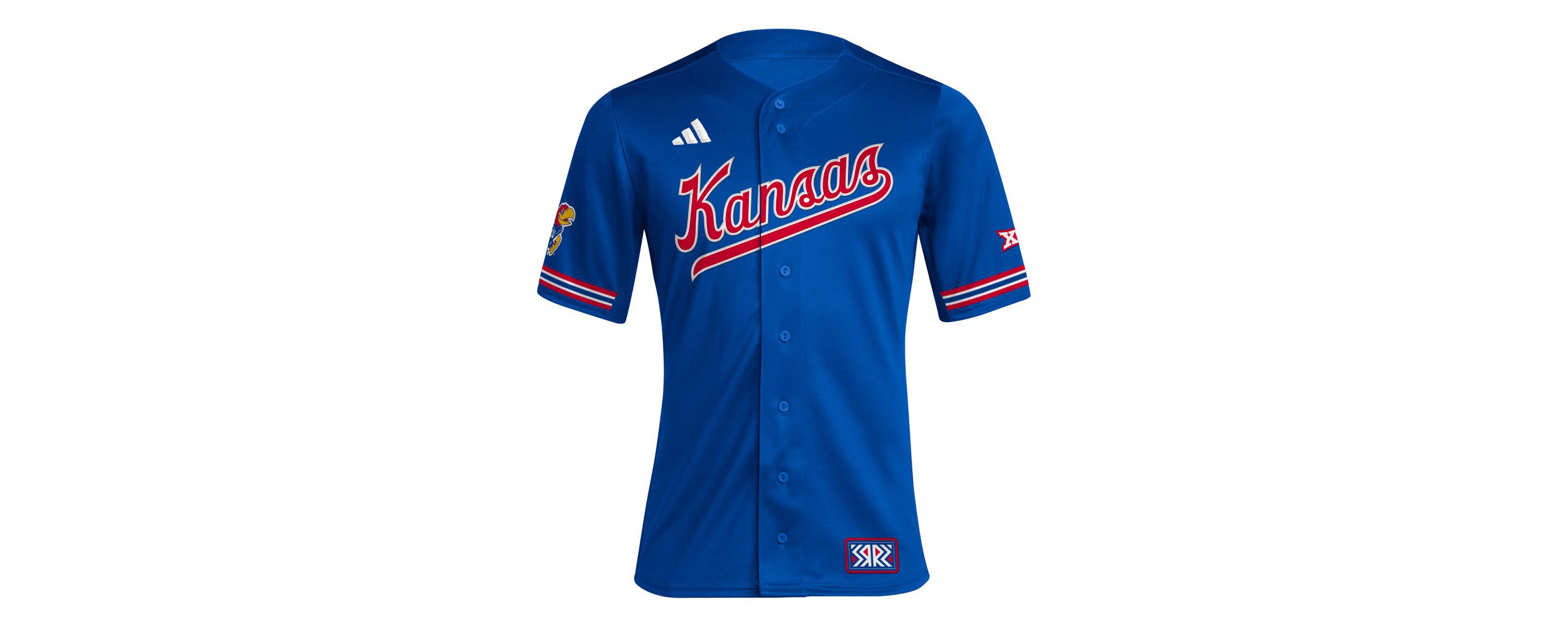 NCAA Kansas Jayhawks Reverse Retro Replica Baseball Jersey
