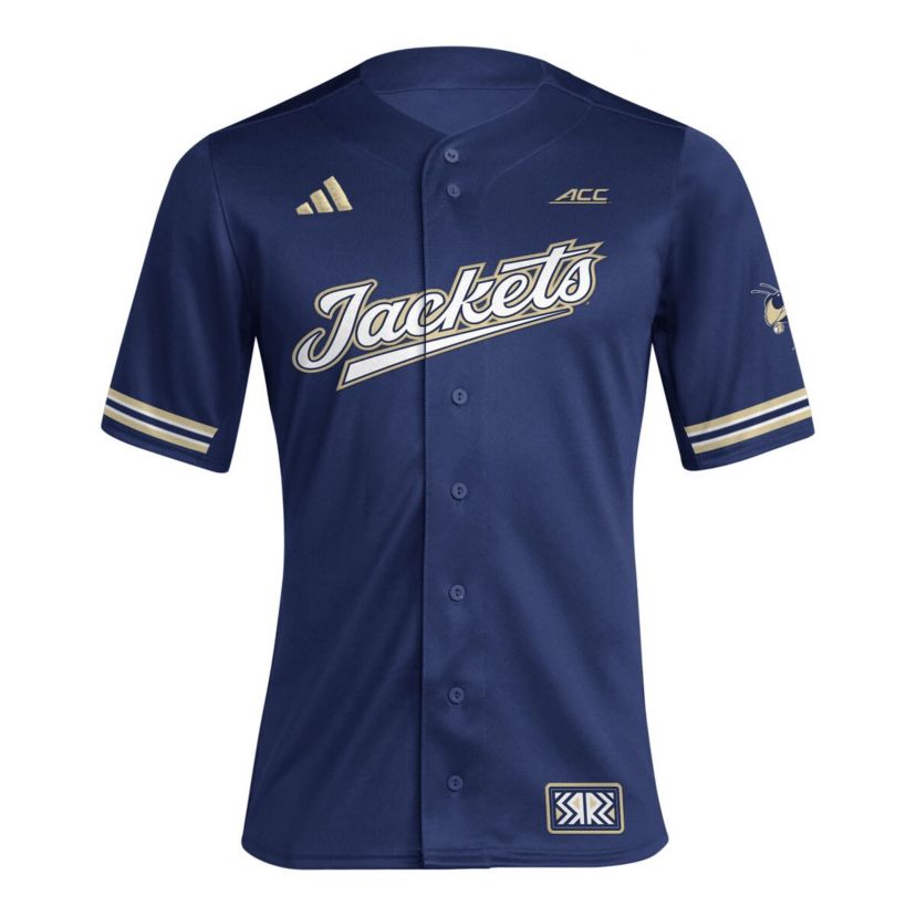 Georgia Tech Yellow Jackets NCAA Georgia Tech Jackets Reverse Retro Replica Baseball Jersey