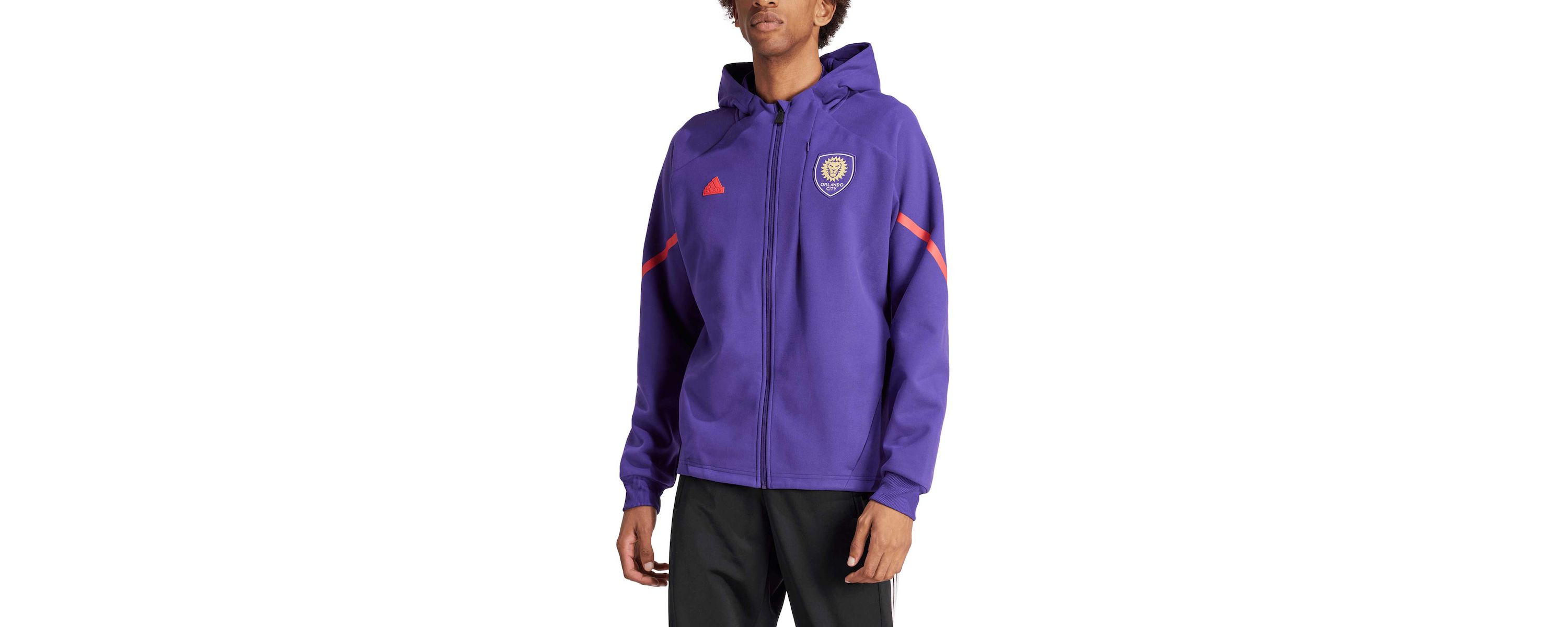 MLS Orlando City SC 2024 Anthem Travel Raglan Sleeve Full-Zip Jacket