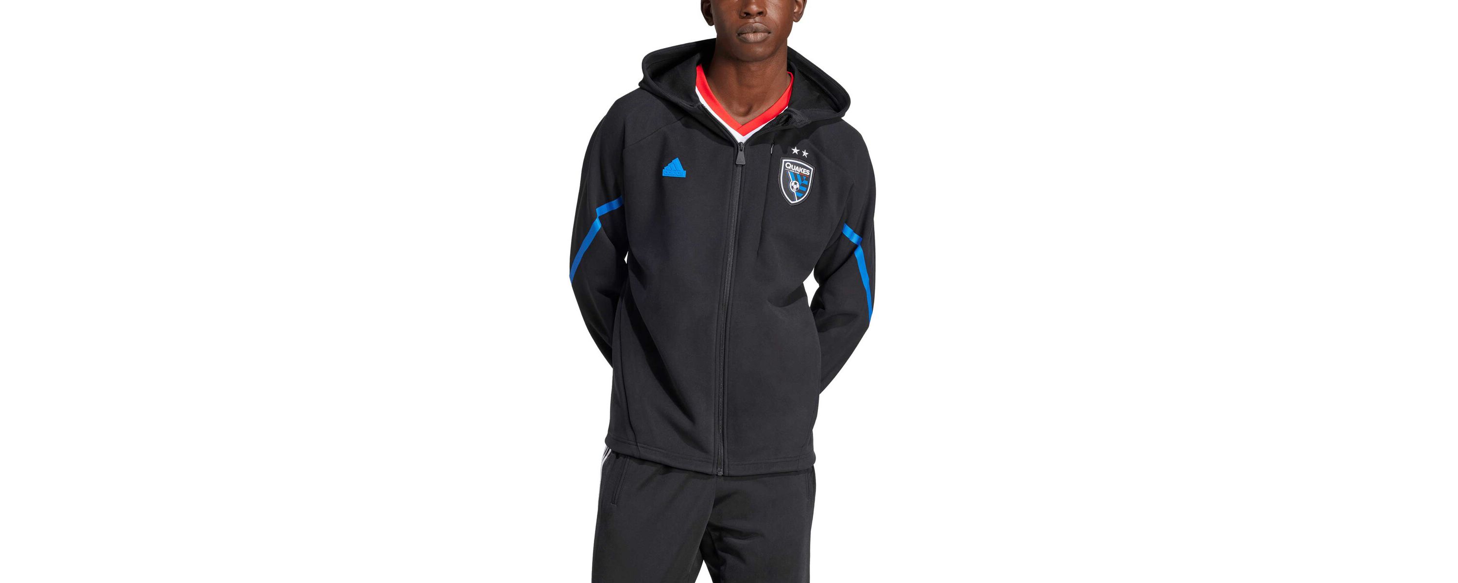 MLS San Jose Earthquakes 2024 Anthem Travel Raglan Sleeve Full-Zip Jacket