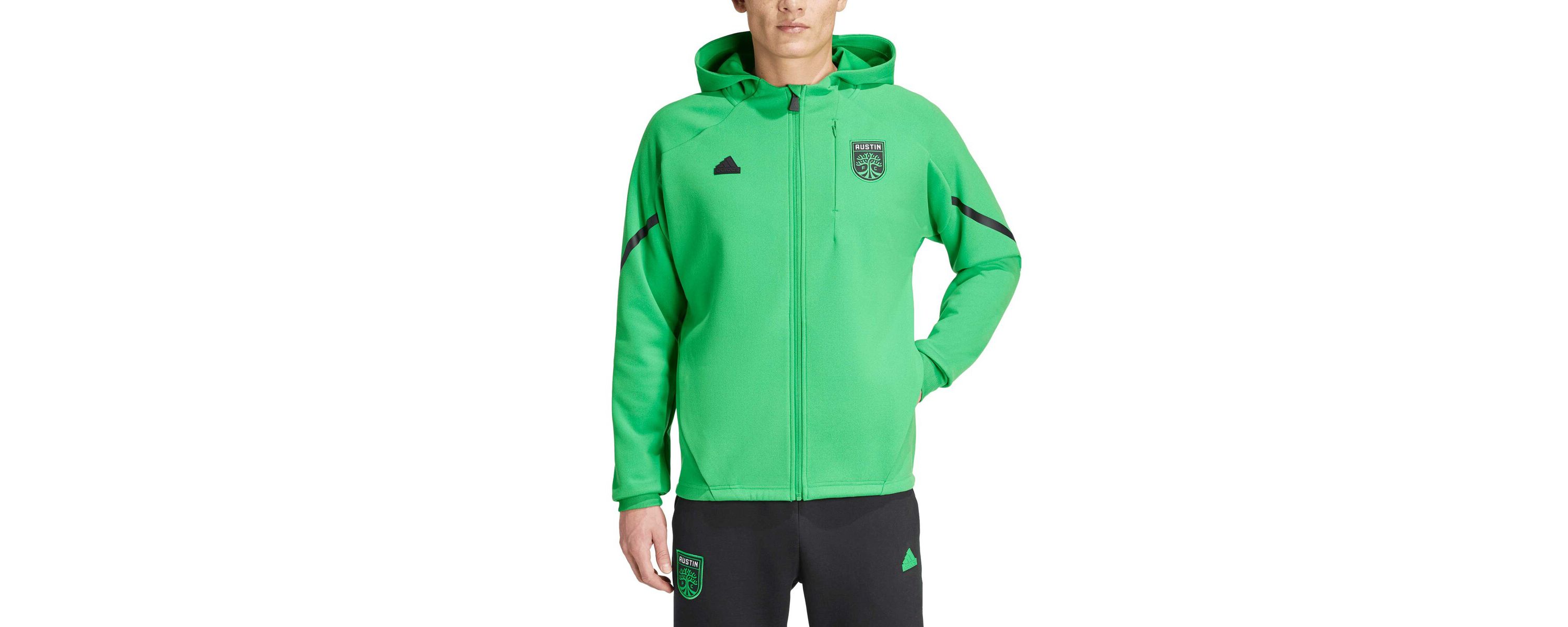 MLS Austin FC 2024 Anthem Travel Raglan Sleeve Full-Zip Jacket
