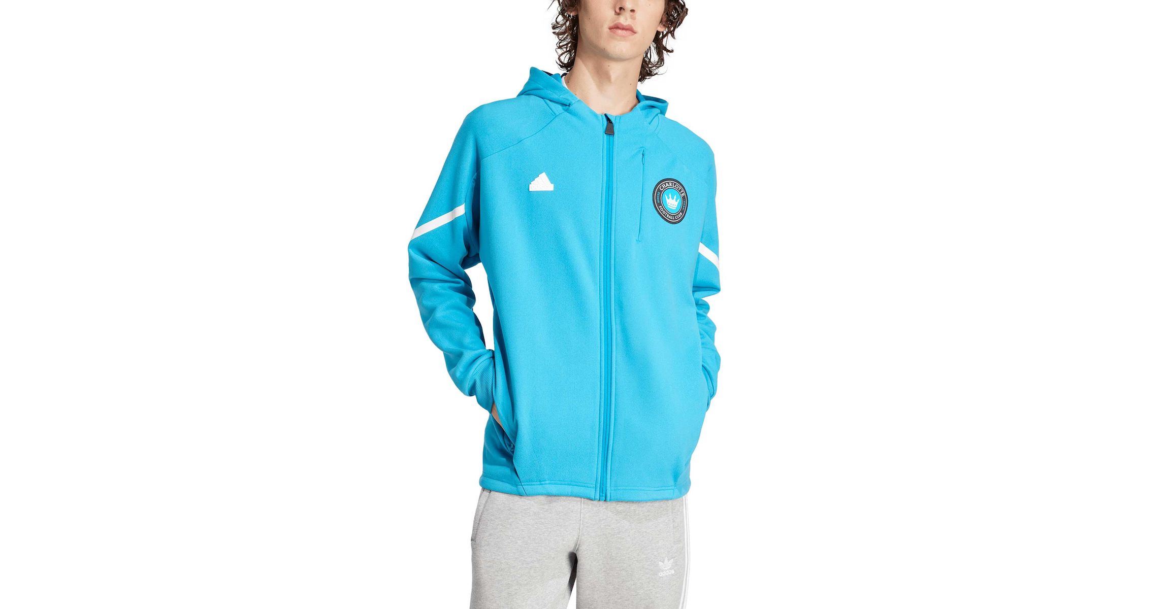 MLS Charlotte FC 2024 Anthem Travel Raglan Sleeve Full-Zip Jacket
