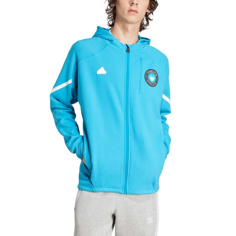 MLS Charlotte FC 2024 Anthem Travel Raglan Sleeve Full-Zip Jacket