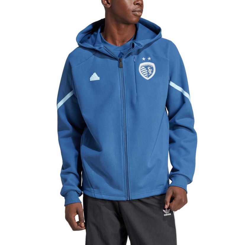 MLS Sky Sporting Kansas City 2024 Anthem Travel Raglan Sleeve Full-Zip Jacket