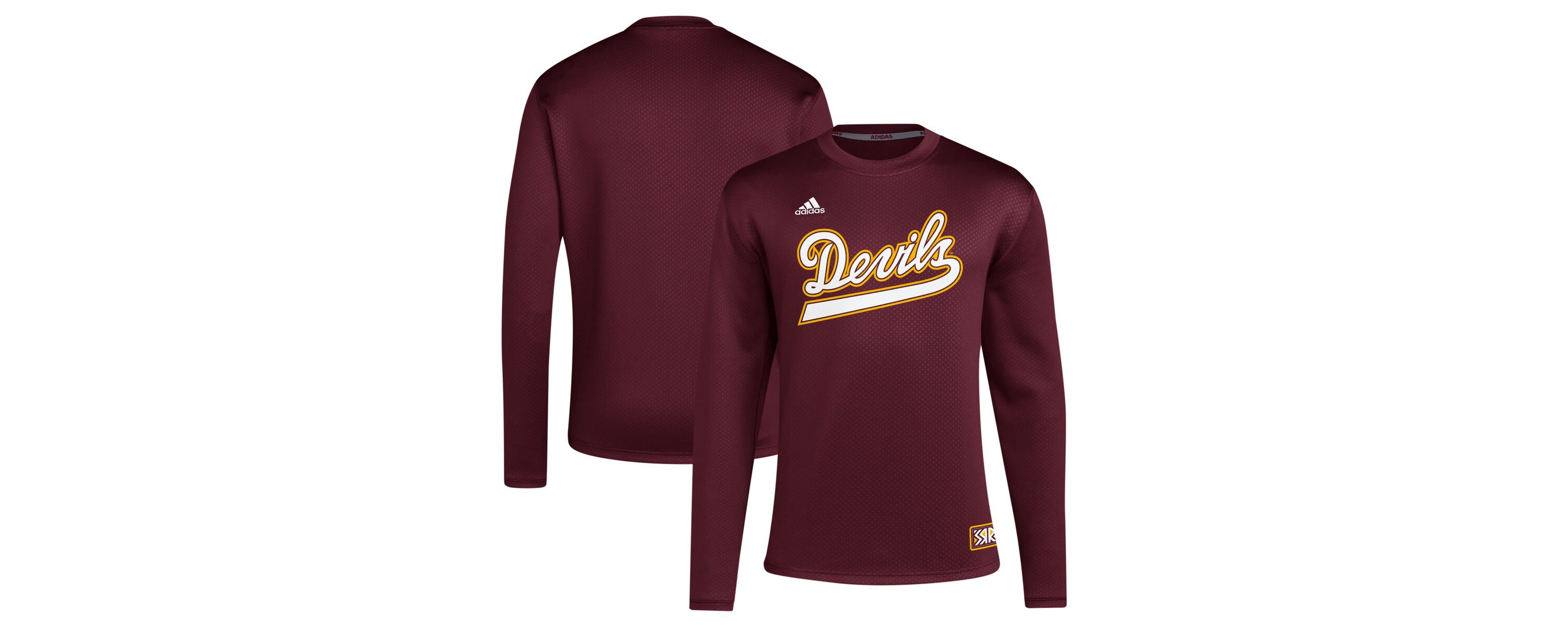 NCAA Arizona State Sun Devils Reverse Retro Baseball Script Pullover Sweatshirt