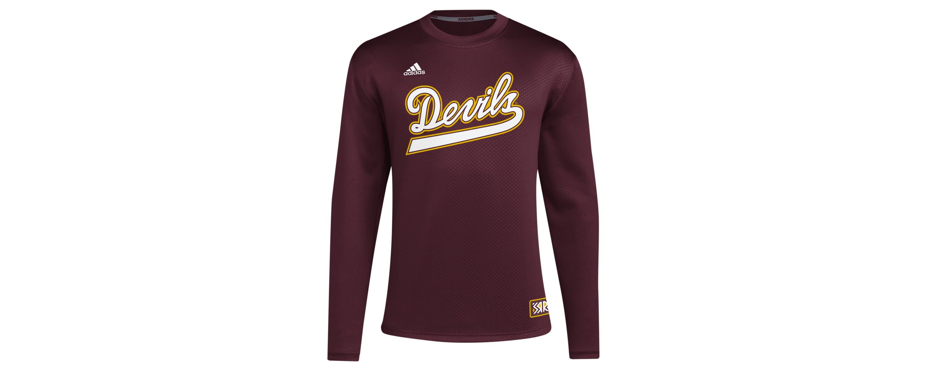 NCAA Arizona State Sun Devils Reverse Retro Baseball Script Pullover Sweatshirt