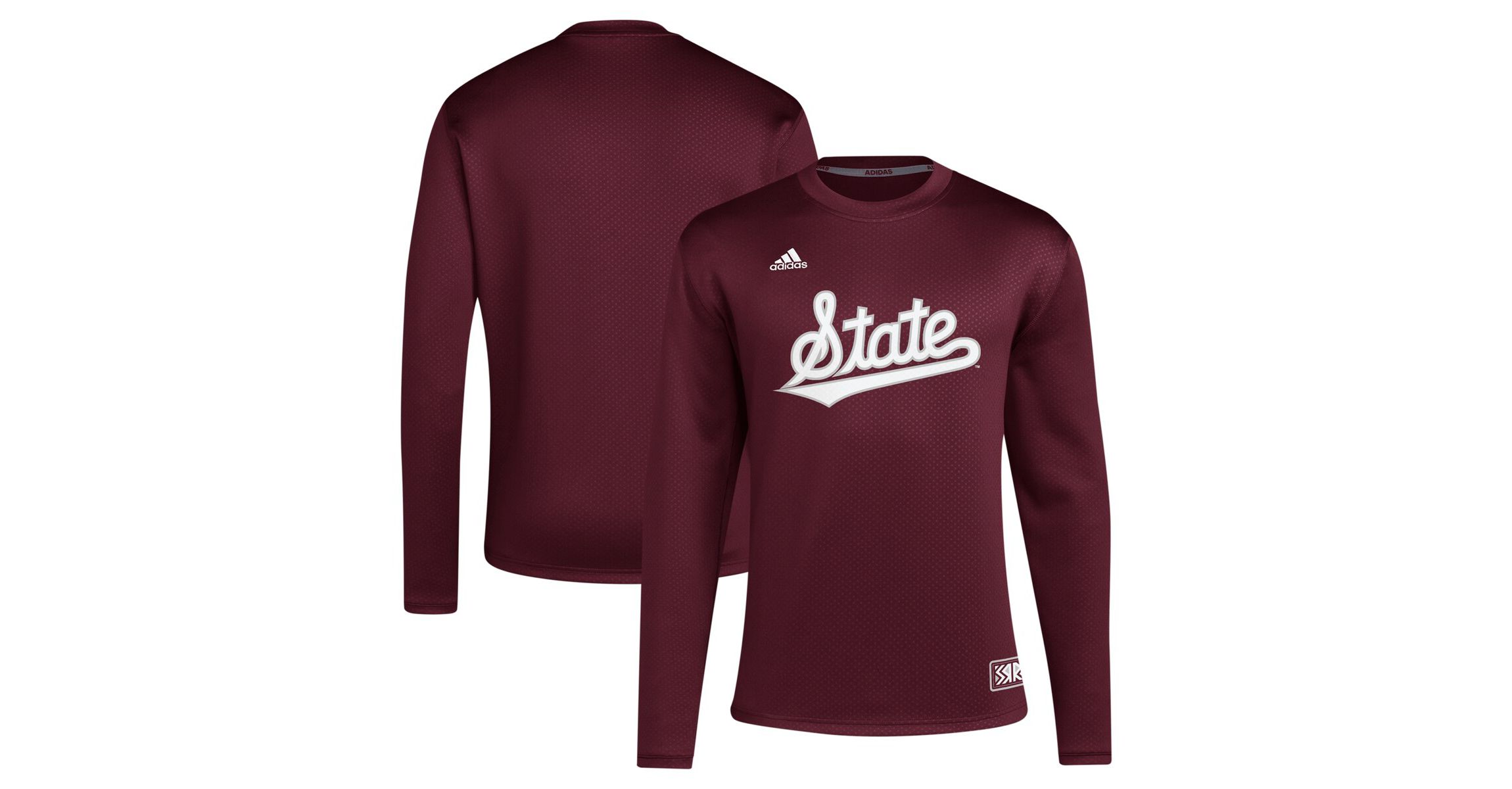 NCAA Mississippi State Bulldogs Reverse Retro Baseball Script Pullover Sweatshirt