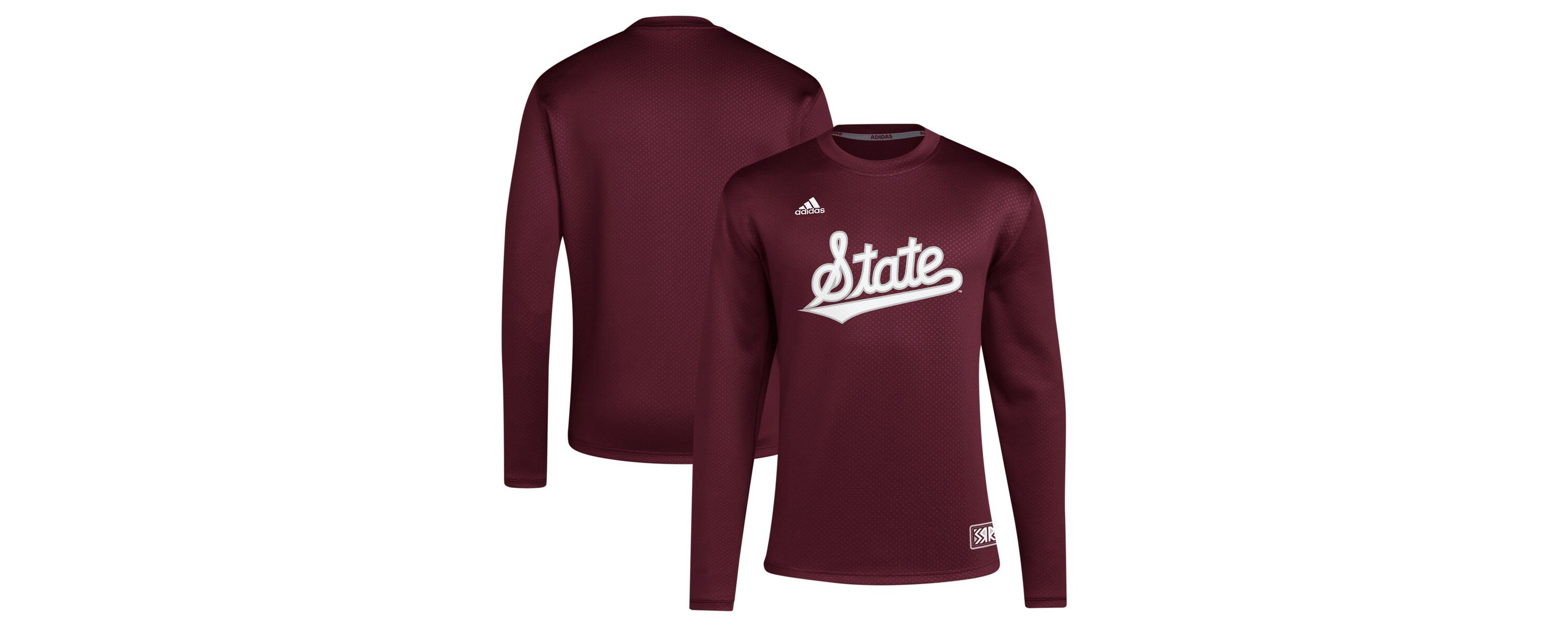 NCAA Mississippi State Bulldogs Reverse Retro Baseball Script Pullover Sweatshirt