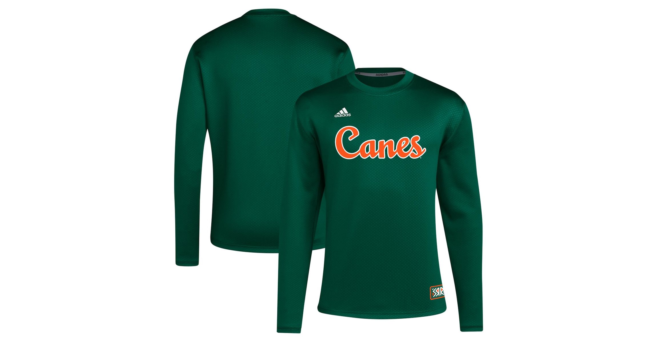 Miami (FL) Hurricanes NCAA Miami Hurricanes Reverse Retro Baseball Script Pullover Sweatshirt