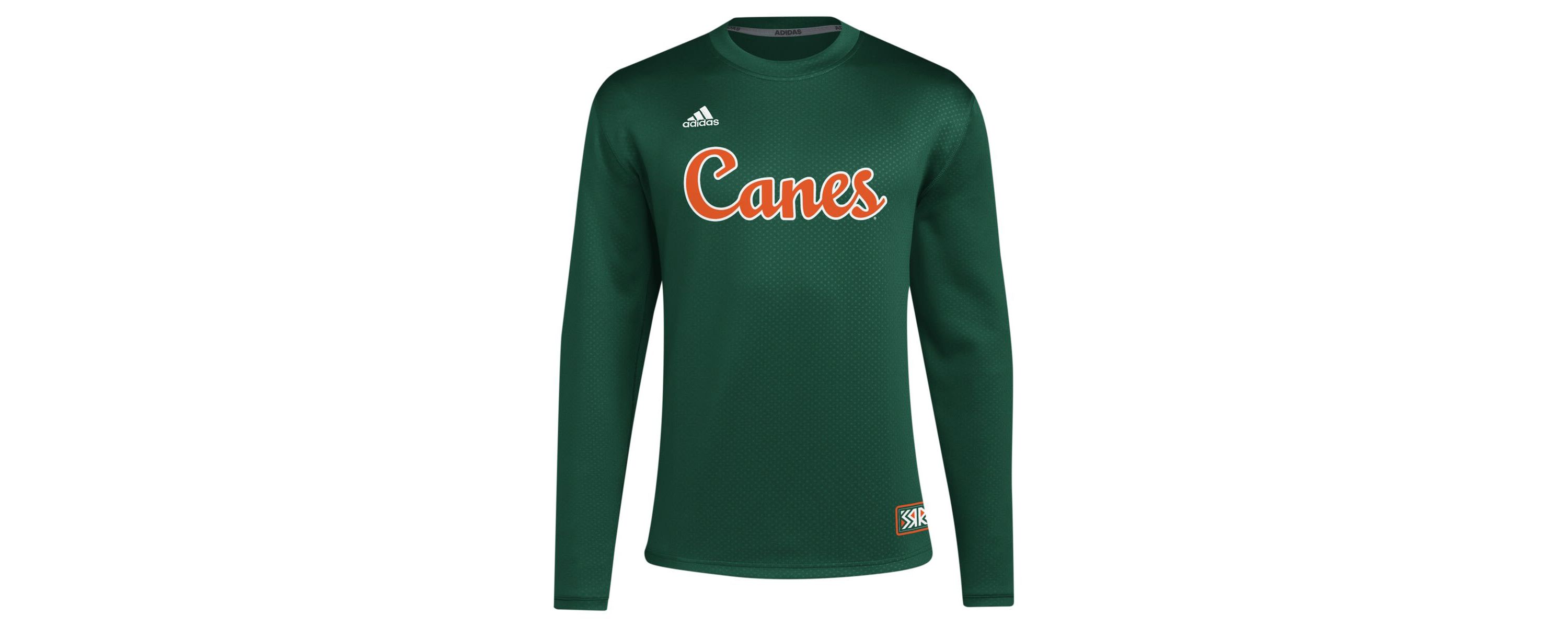 Miami (FL) Hurricanes NCAA Miami Hurricanes Reverse Retro Baseball Script Pullover Sweatshirt