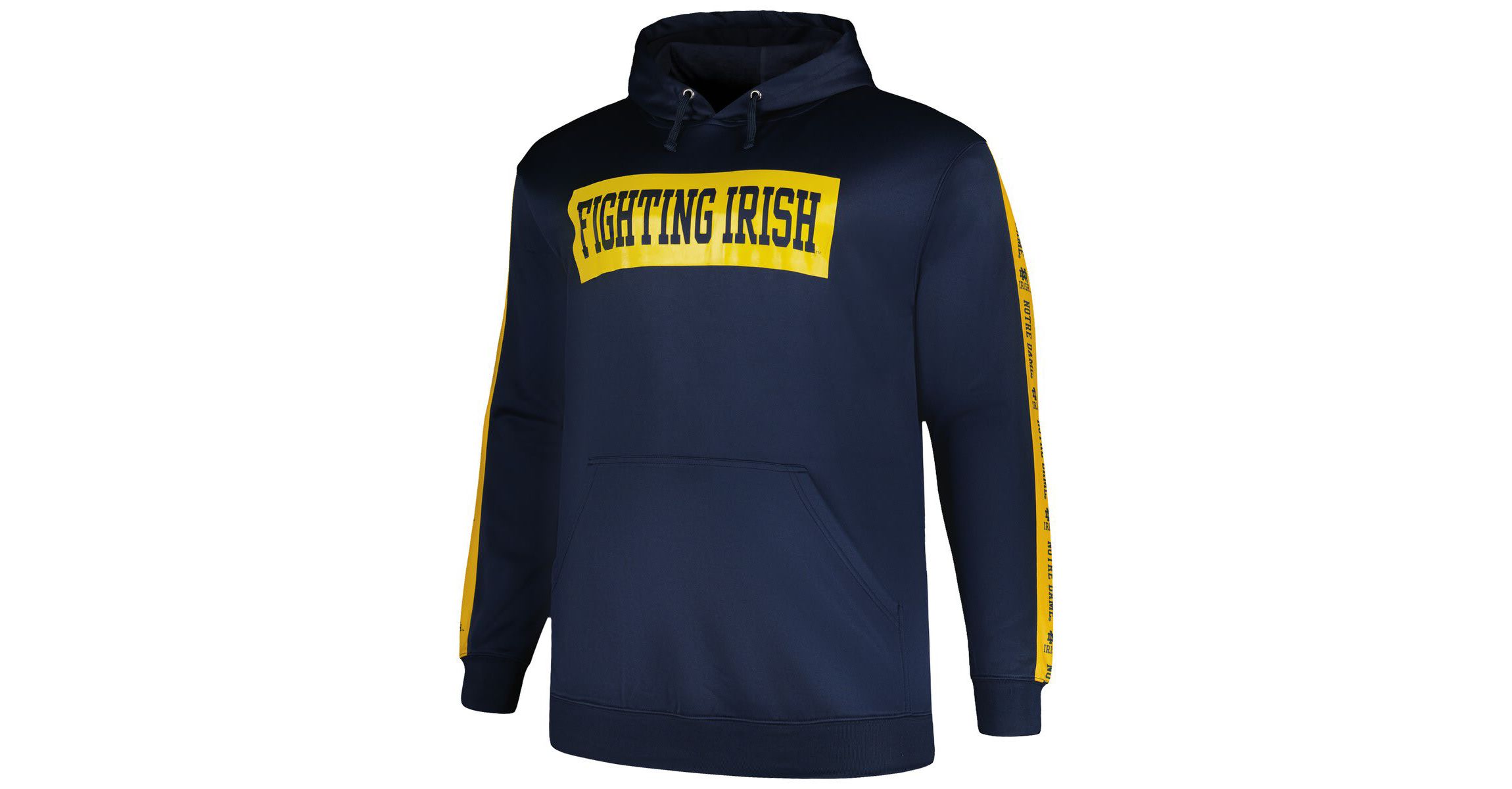 NCAA Notre Dame Fighting Irish Big & Tall Fleece Pullover Hoodie