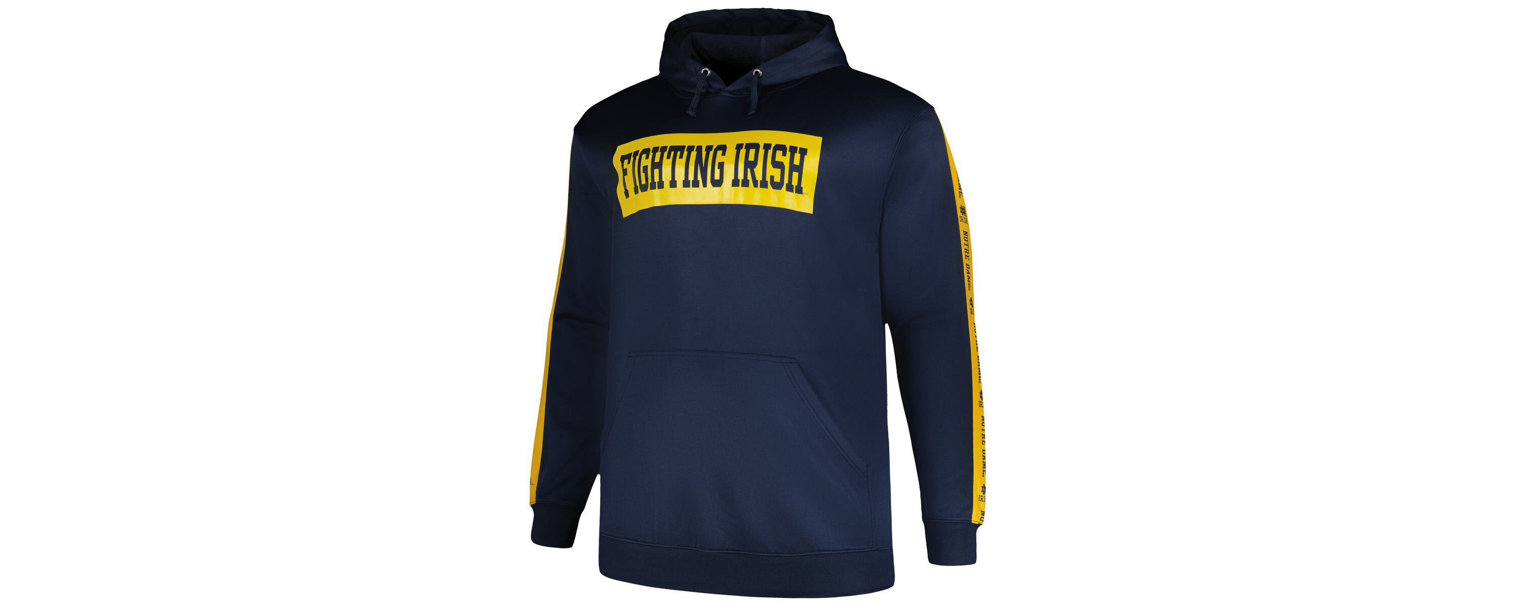 NCAA Notre Dame Fighting Irish Big & Tall Fleece Pullover Hoodie