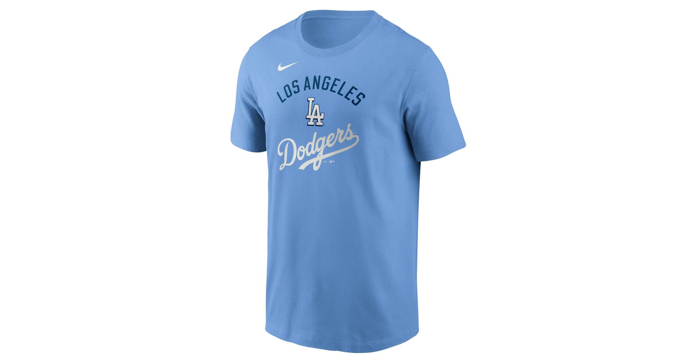 MLB Nike Light Los Angeles Dodgers Early Innings Stack T-Shirt