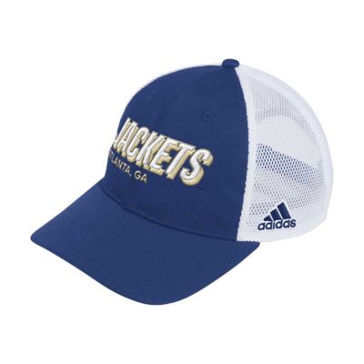 adidas Men's Georgia Tech Yellow Jackets NCAA Georgia Tech Jackets Mascot Block Letter Slouch Trucker Adjustable Hat