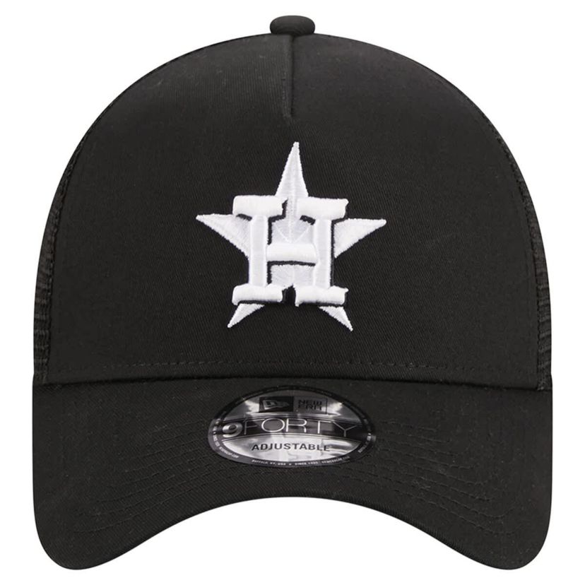 MLB Houston Astros A-Frame 9FORTY Trucker Adjustable Hat