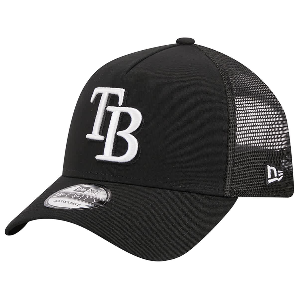 Casquette Trucker New Era Tampa Bay Rays - Snapback Noire - Taille Unique Neuf étiquettes