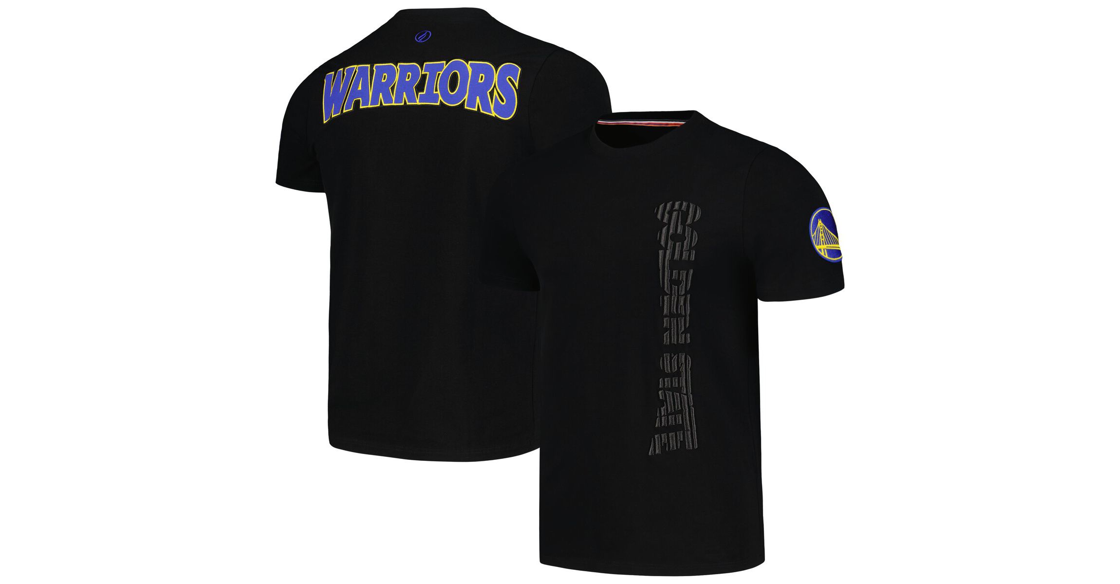 NBA Golden State Warriors 3D Puff Print Sliced Logo T-Shirt