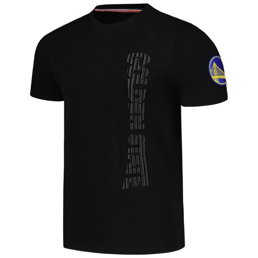 NBA Golden State Warriors 3D Puff Print Sliced Logo T-Shirt