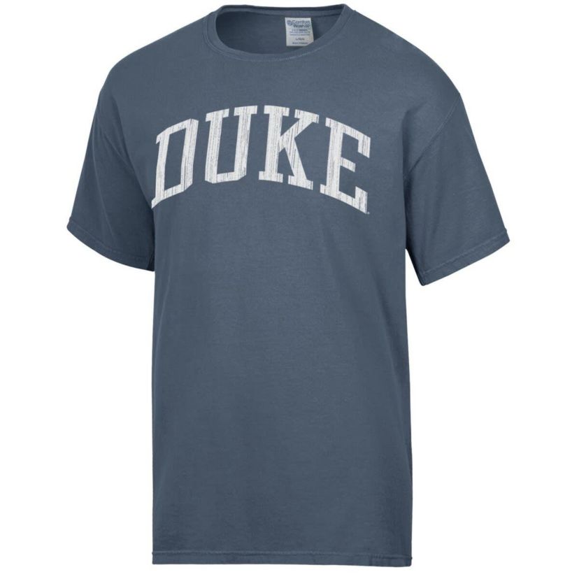 Duke Blue Devils NCAA Duke Devils Vintage Arch 2-Hit T-Shirt