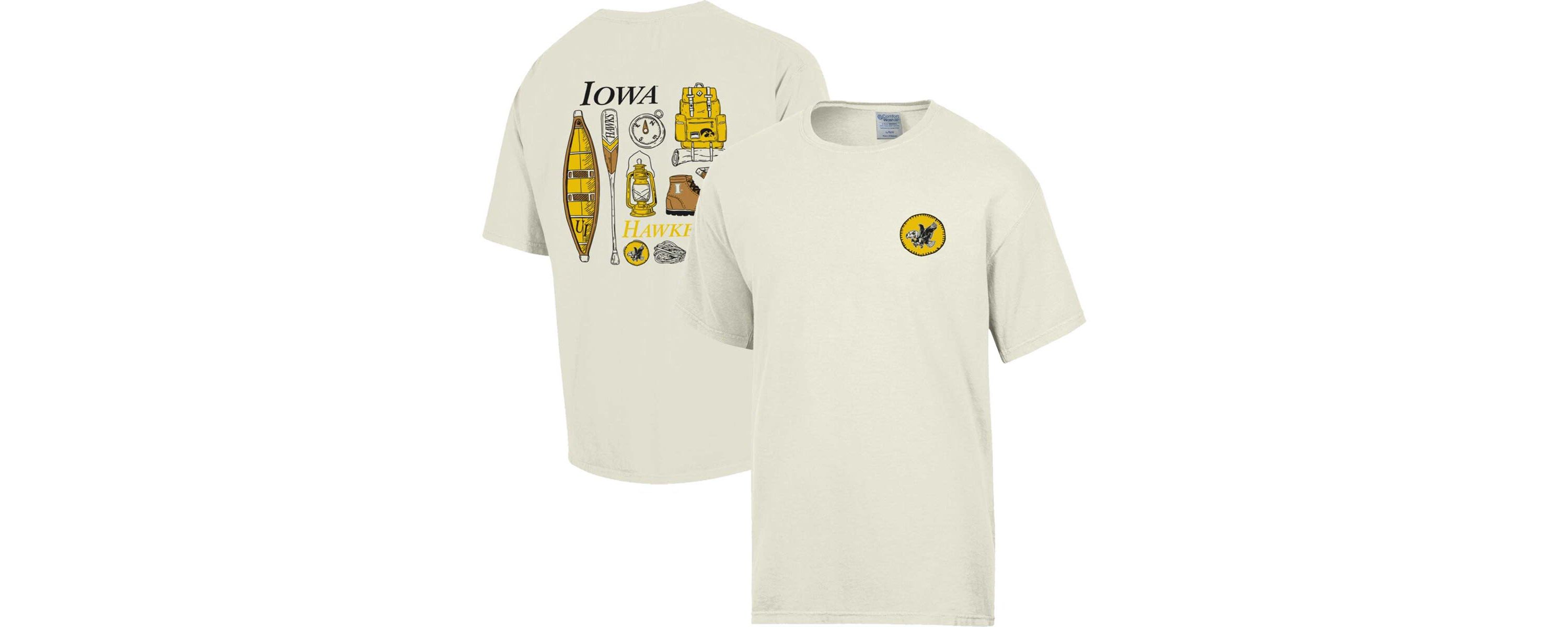 NCAA Iowa Hawkeyes Camping Trip T-Shirt