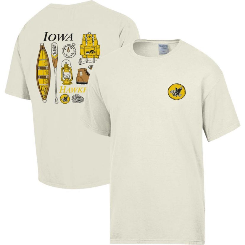 NCAA Iowa Hawkeyes Camping Trip T-Shirt