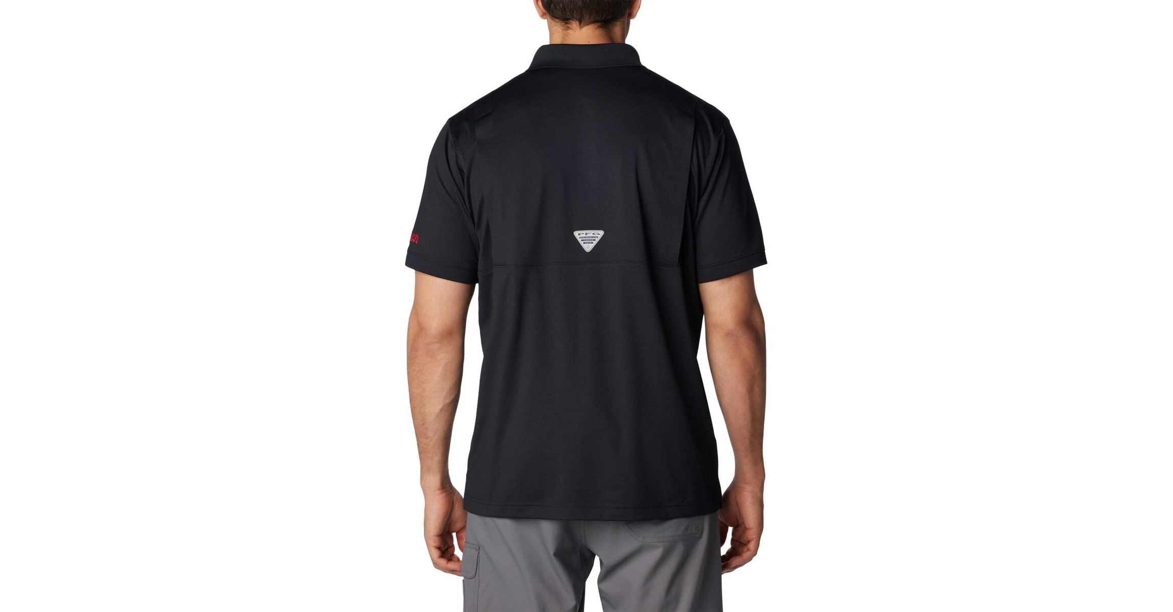 NCAA Georgia Bulldogs PFG Tamiami Omni-Shade Polo