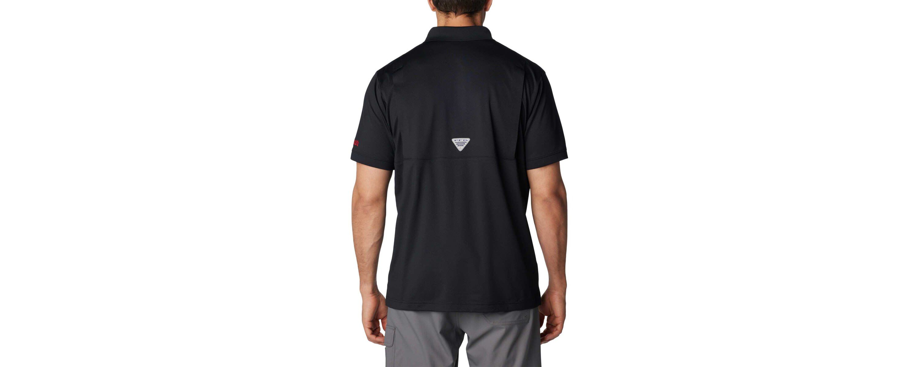 NCAA Georgia Bulldogs PFG Tamiami Omni-Shade Polo