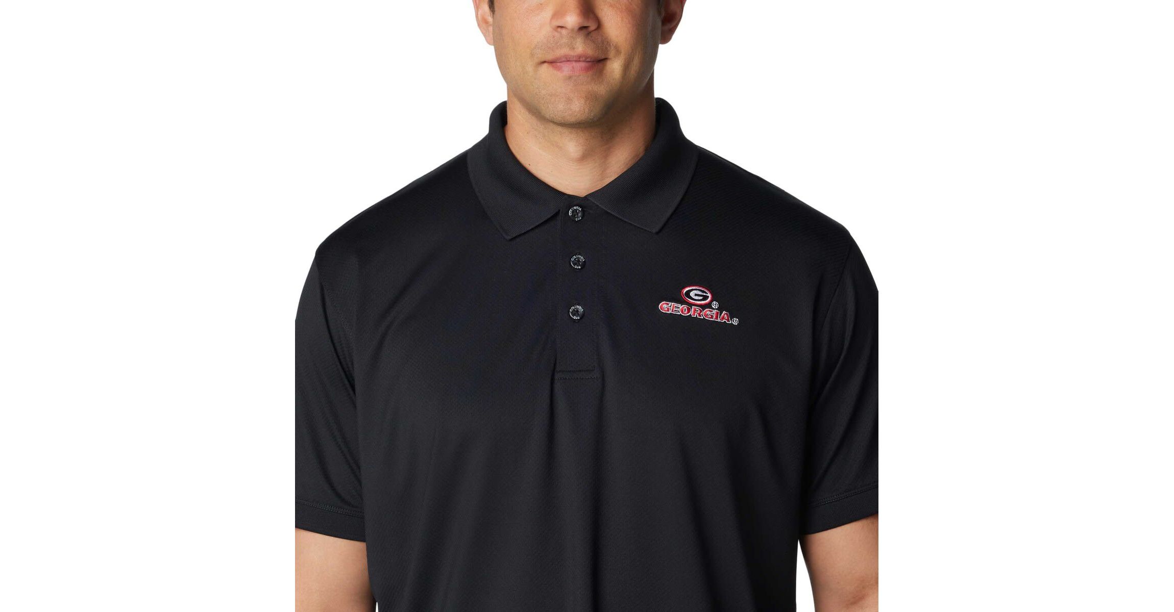 NCAA Georgia Bulldogs PFG Tamiami Omni-Shade Polo