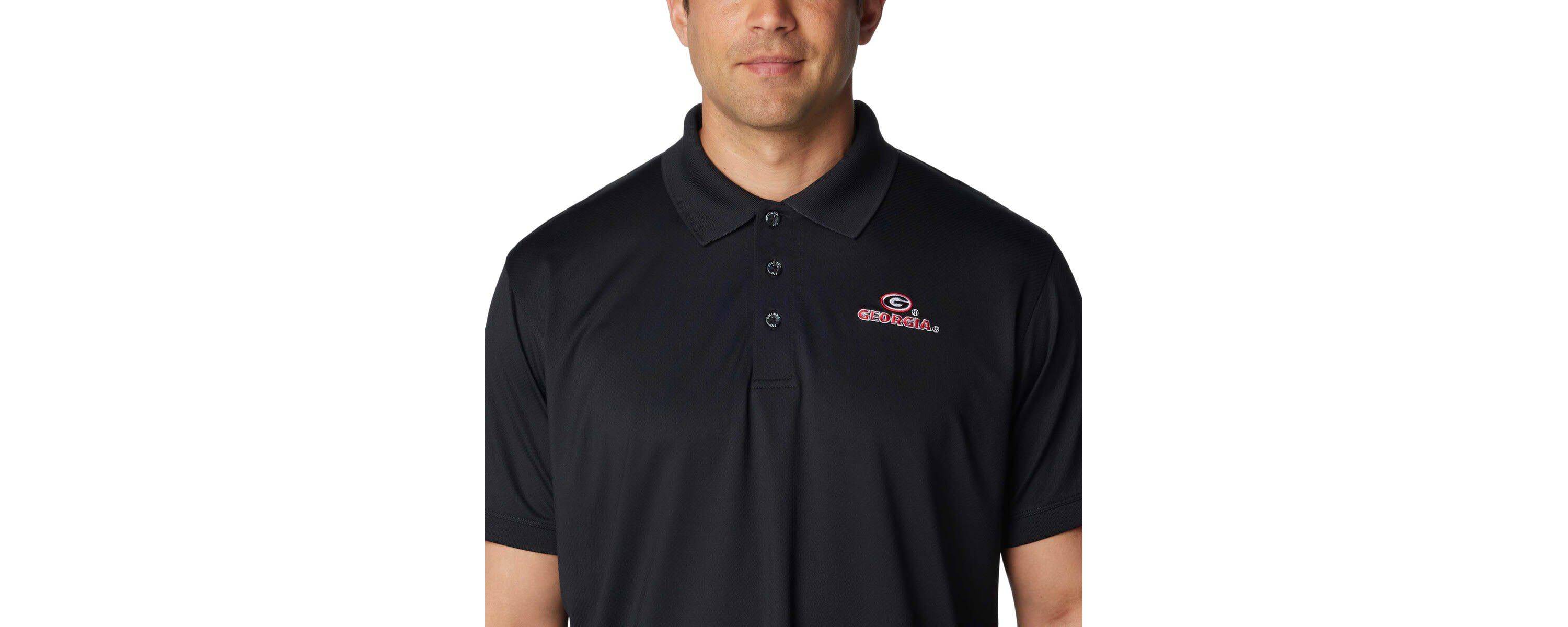 NCAA Georgia Bulldogs PFG Tamiami Omni-Shade Polo