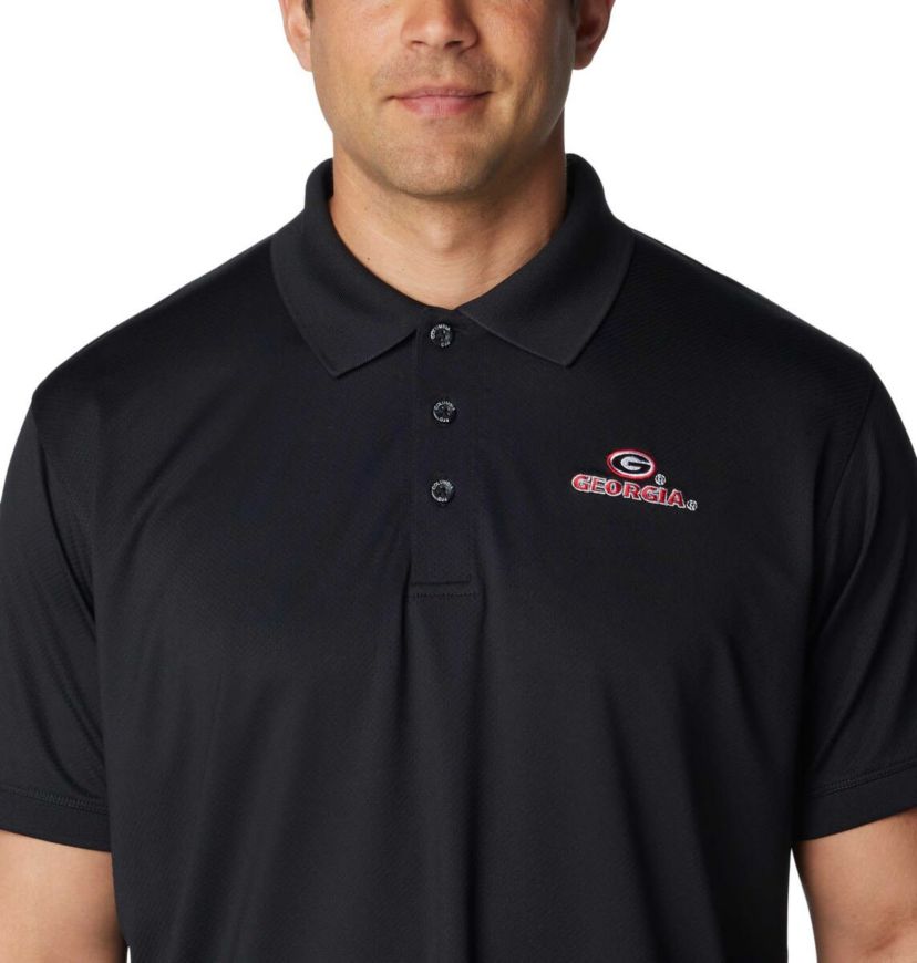 NCAA Georgia Bulldogs PFG Tamiami Omni-Shade Polo