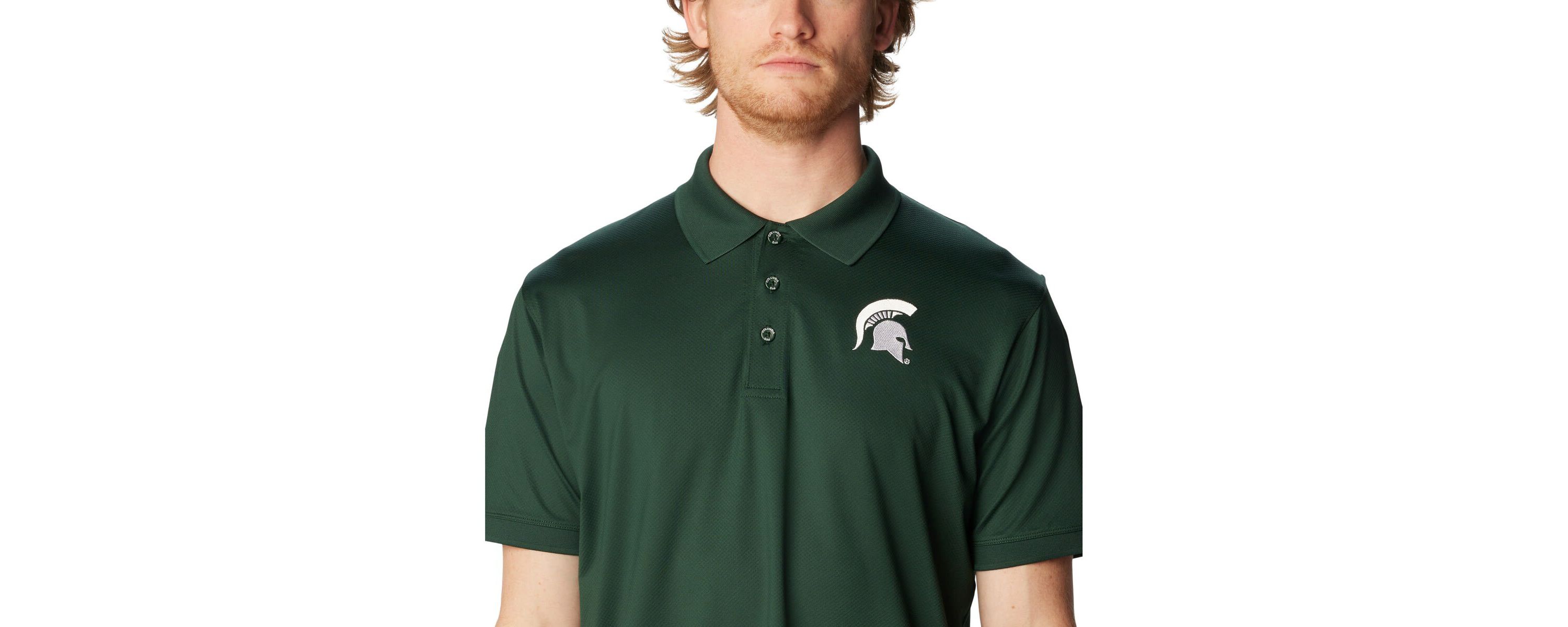NCAA Michigan State Spartans PFG Tamiami Omni-Shade Polo