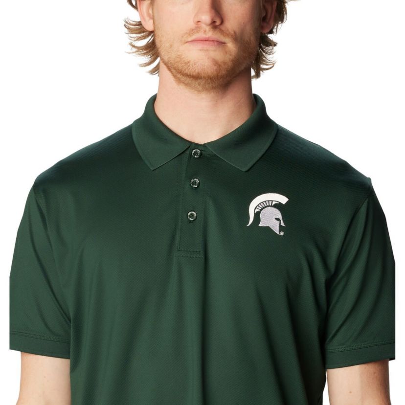 NCAA Michigan State Spartans PFG Tamiami Omni-Shade Polo