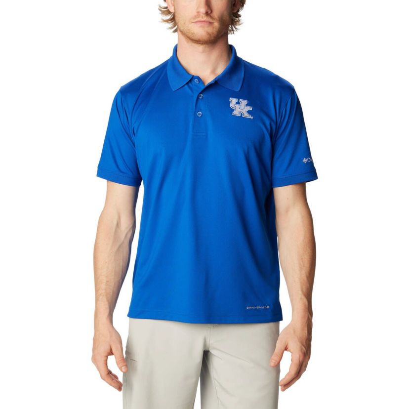NCAA Kentucky Wildcats PFG Tamiami Omni-Shade Polo