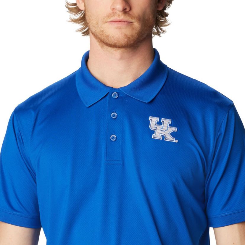 NCAA Kentucky Wildcats PFG Tamiami Omni-Shade Polo
