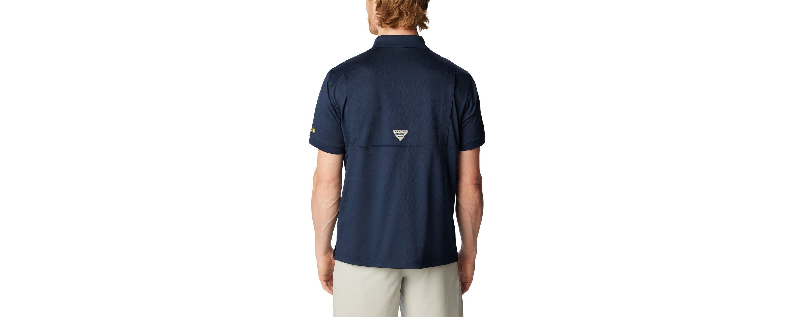 NCAA Michigan Wolverines PFG Tamiami Omni-Shade Polo