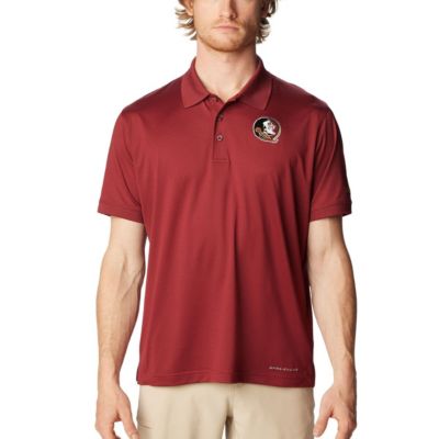 Columbia Men's NCAA Florida State Seminoles PFG Tamiami Omni-Shade Polo, Small -  0195979164669