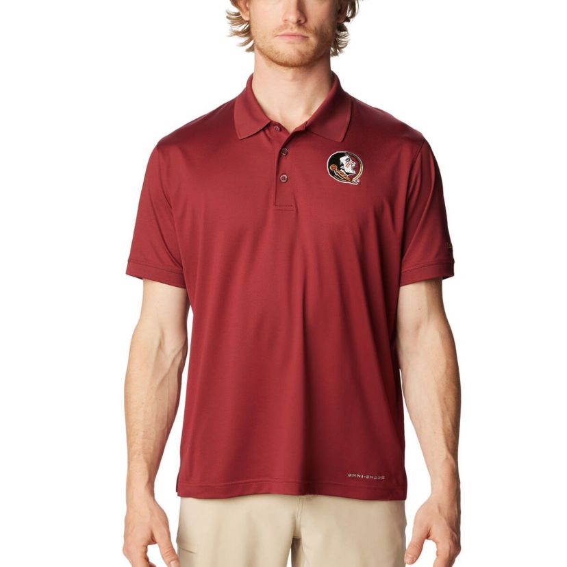 NCAA Florida State Seminoles PFG Tamiami Omni-Shade Polo