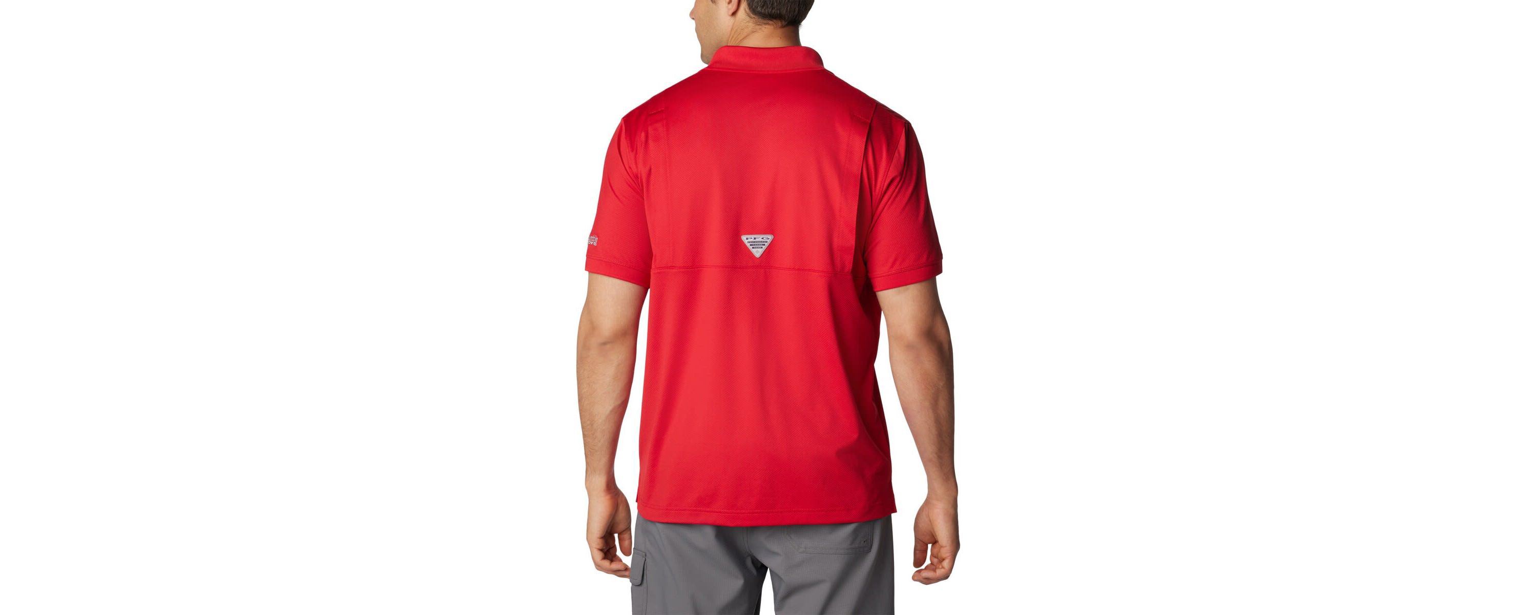 NCAA Ohio State Buckeyes PFG Tamiami Omni-Shade Polo