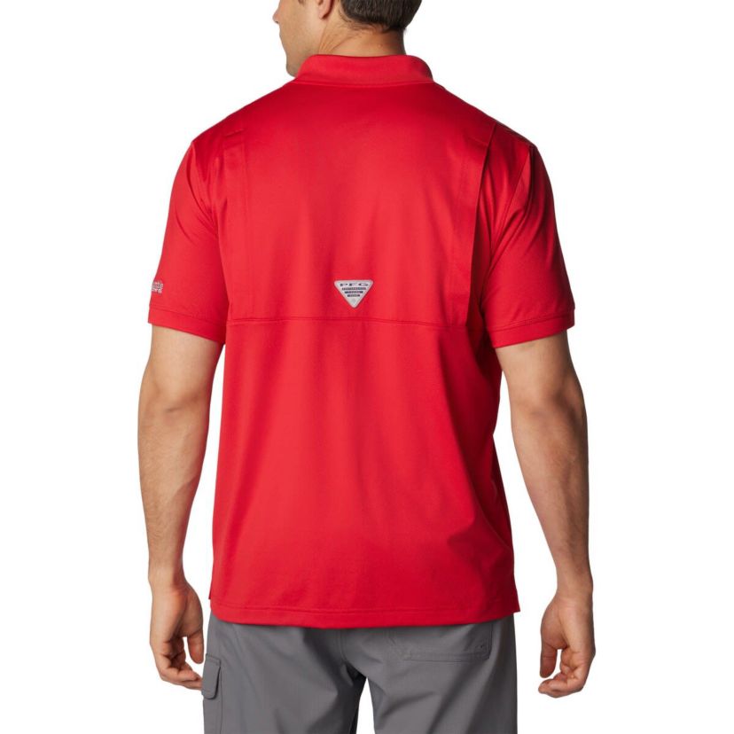 NCAA Ohio State Buckeyes PFG Tamiami Omni-Shade Polo