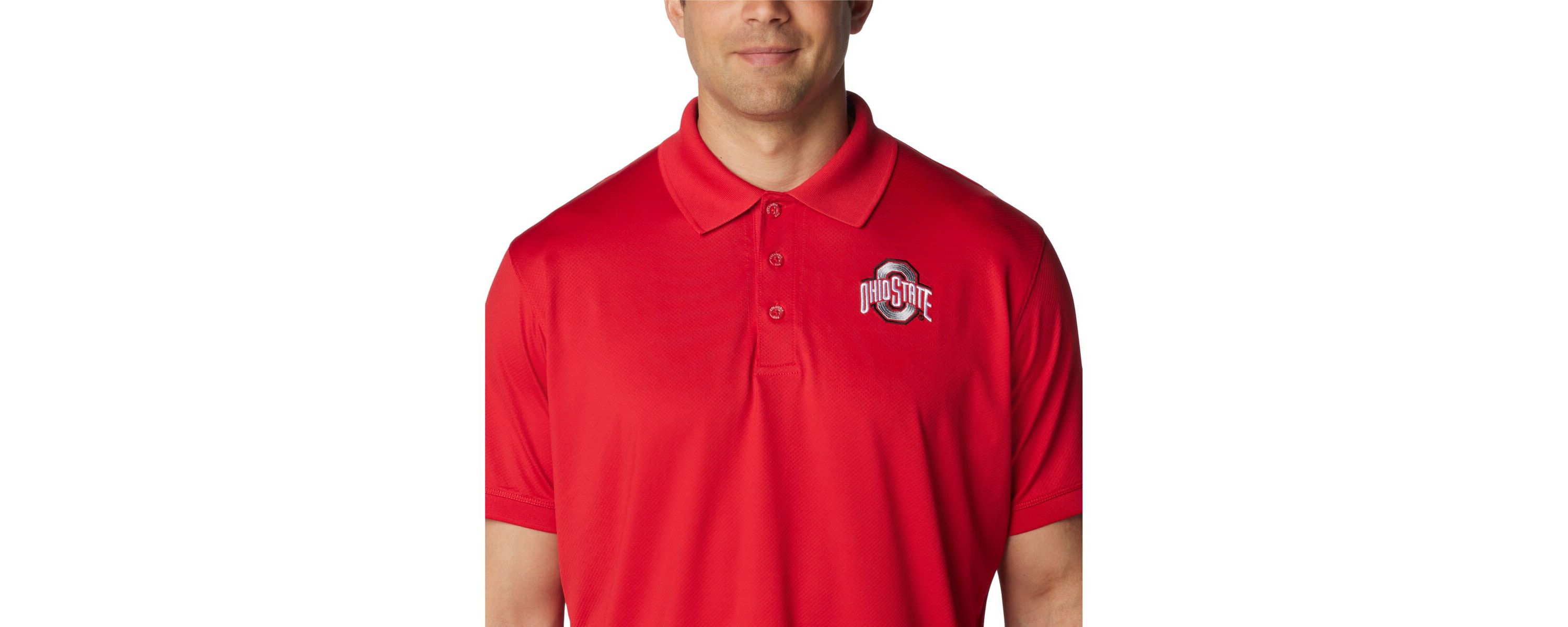 NCAA Ohio State Buckeyes PFG Tamiami Omni-Shade Polo