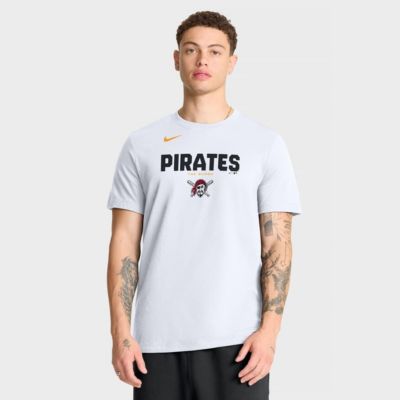 Men's MLB Nike Pittsburgh Pirates Bold Team Name T-Shirt, White, 2XL 30