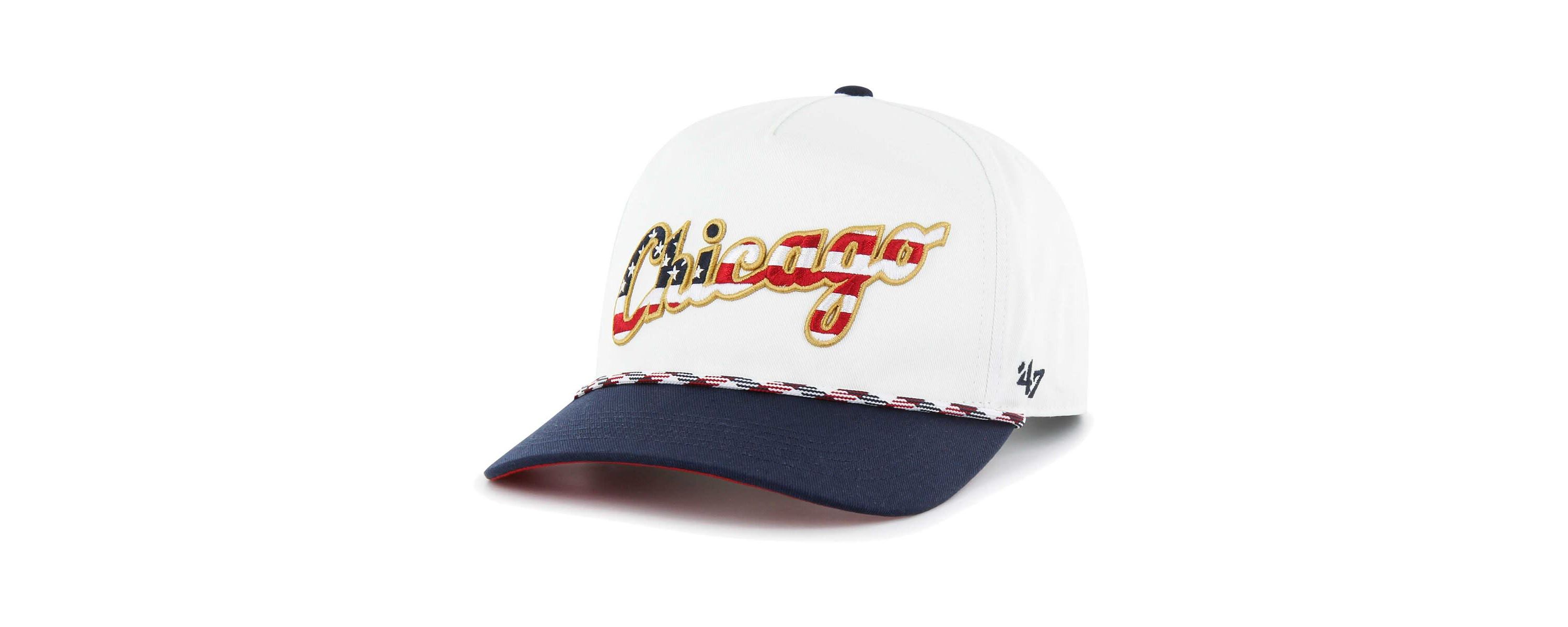 Chicago White Sox MLB Chicago Sox Flag Script Hitch Snapback Hat