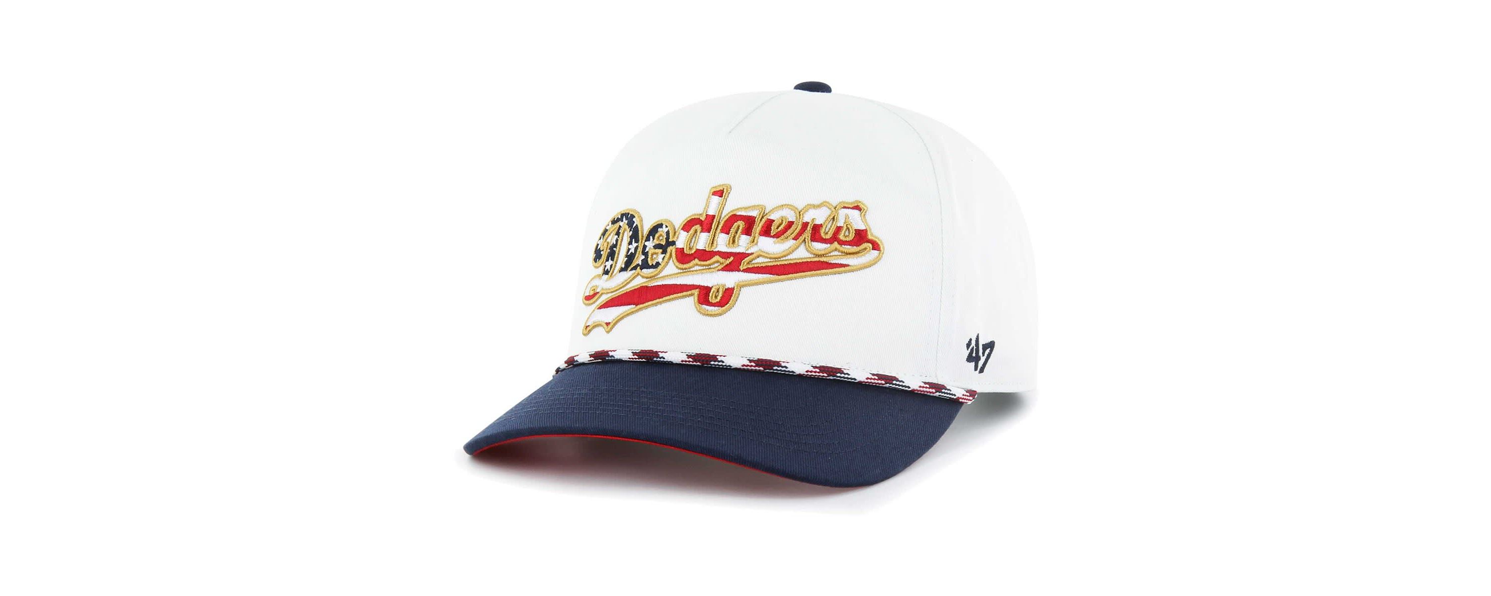 '47 MLB Los Angeles Dodgers Flag Script Hitch Snapback Hat | Belk
