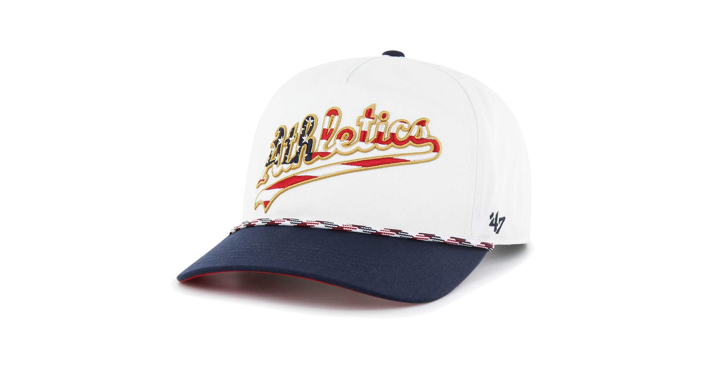 Oakland Athletics MLB Athletics Flag Script Hitch Snapback Hat