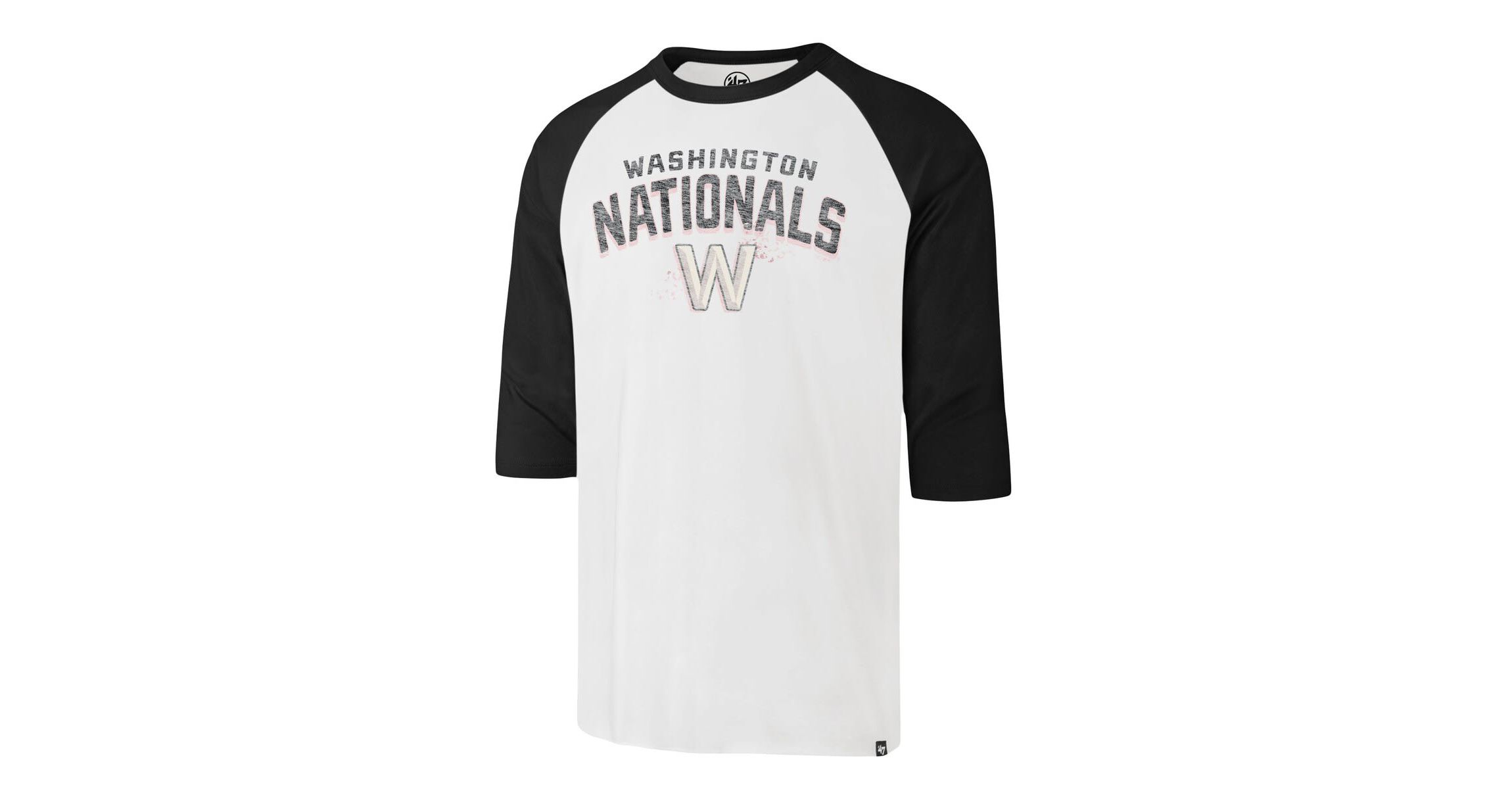 MLB Washington Nationals City Connect Crescent Franklin Raglan 3/4-Sleeve T-Shirt